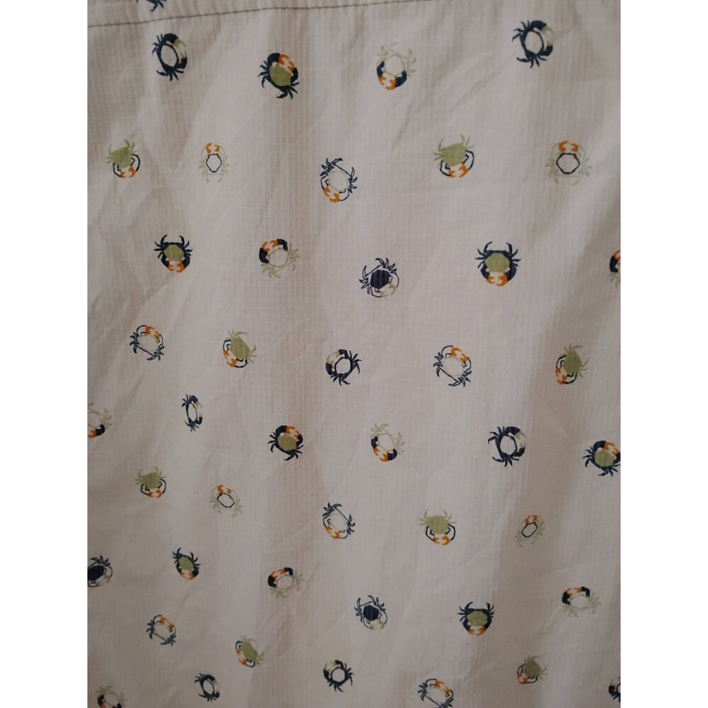 Men's Salt Life Crab Print Casual Shirt Size Large - Picture 5 of 6